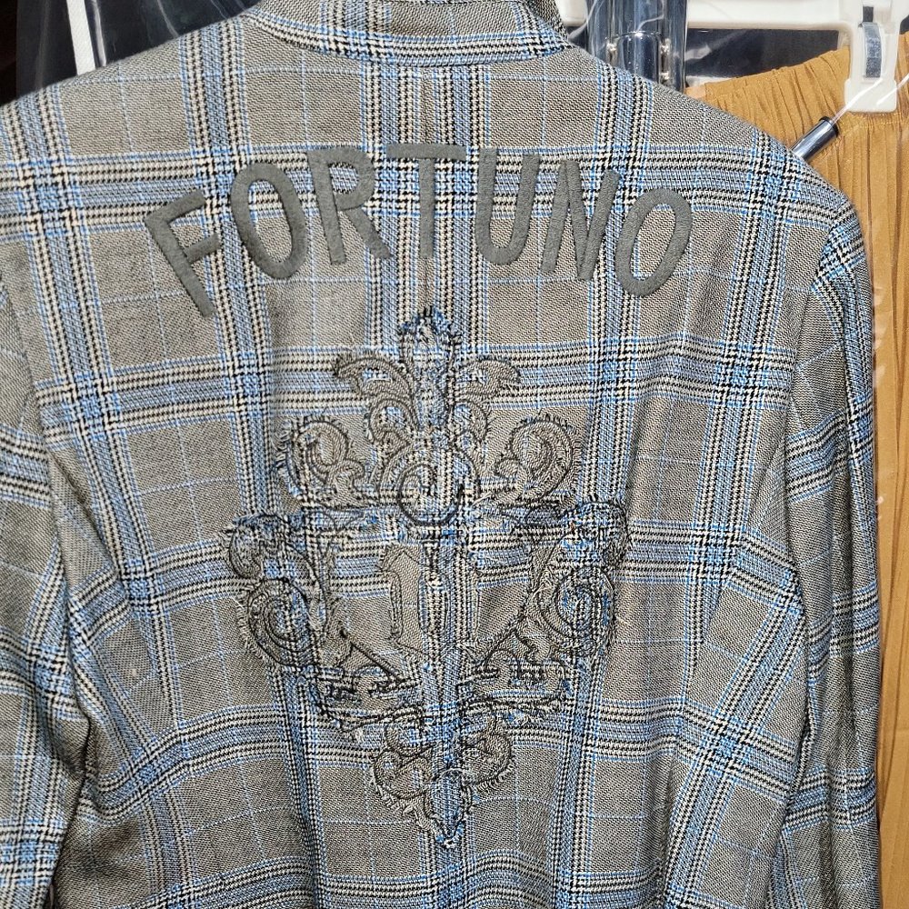 BCBG Plaid Blazer
